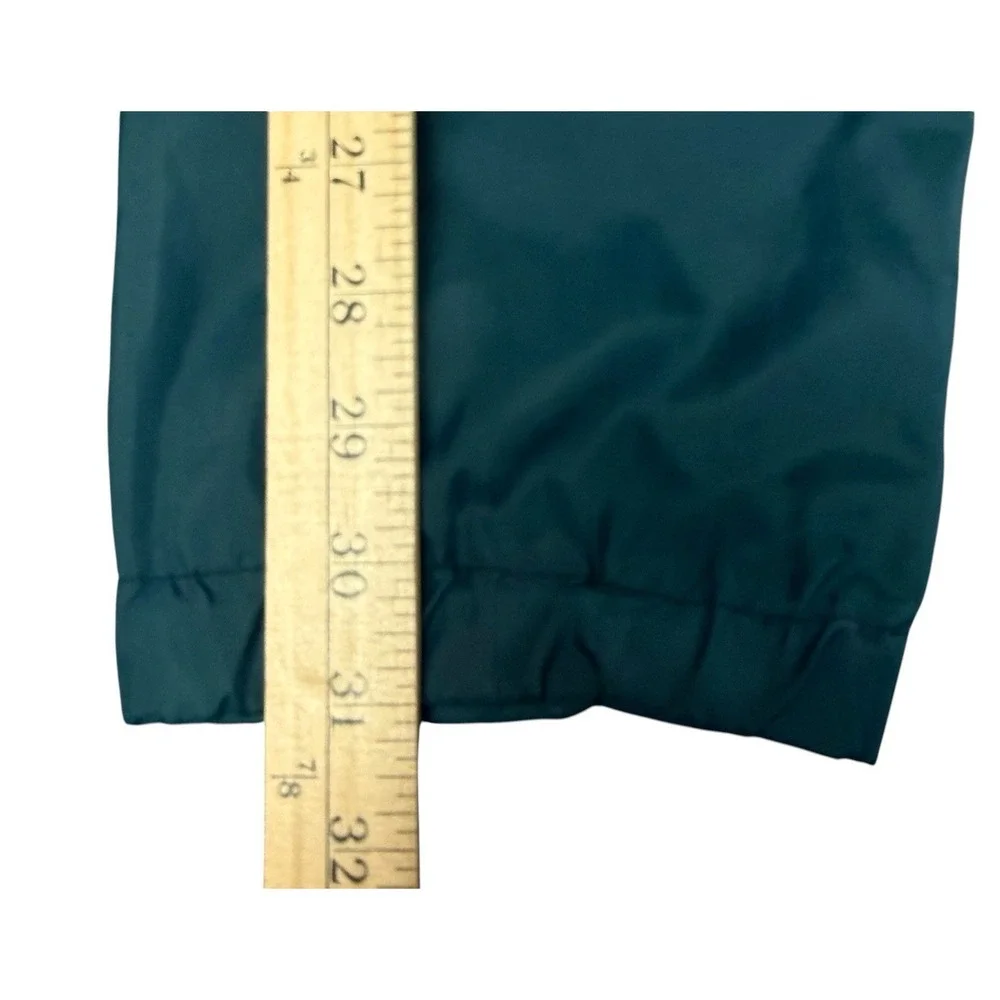 SPORTSMASTER Vintage USNA Windbreaker Mens M Teal Coach Jacket Made USA 30in